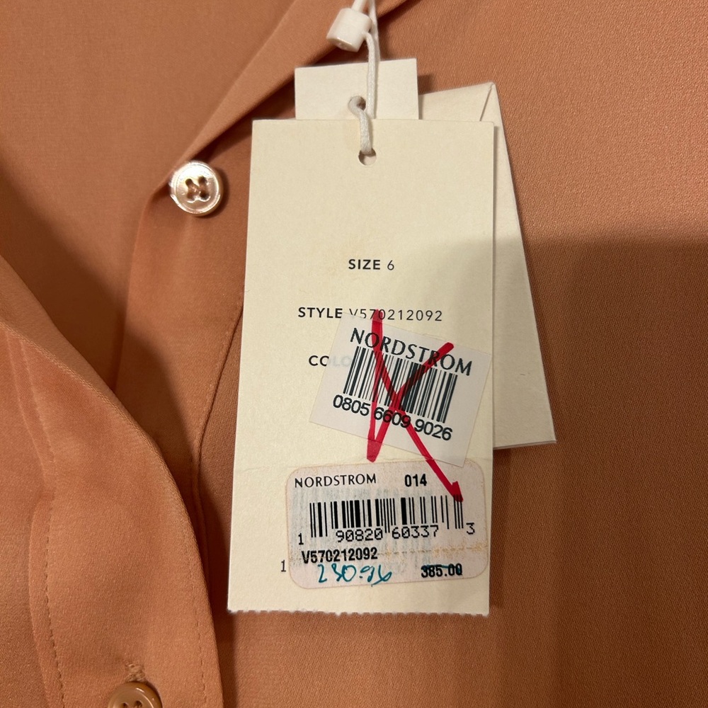 Vince Apricot Blouse - Picture 3 of 6